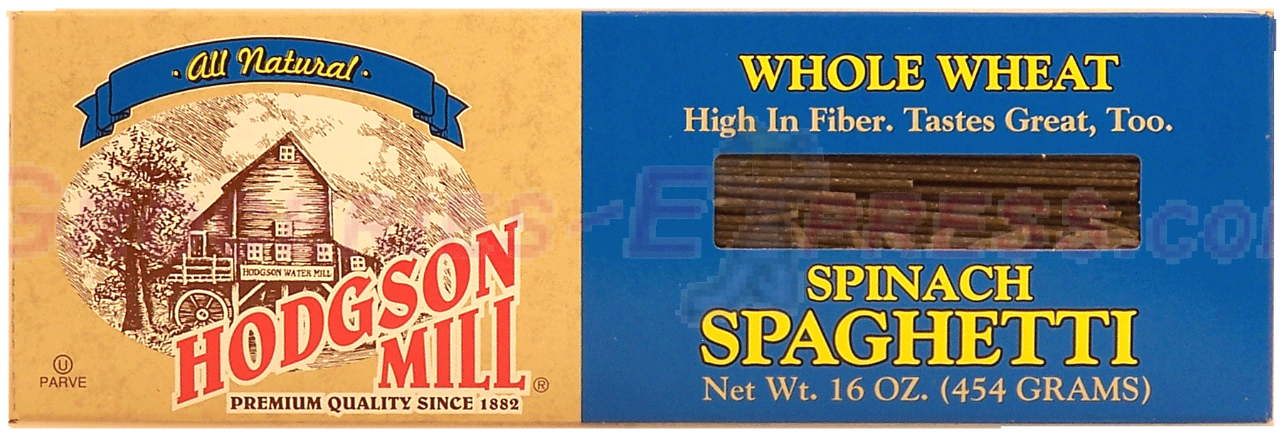 Hodgson Mill All Natural spinach spaghetti whole wheat high fiber Full-Size Picture